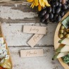 Drewniane winietki na przyjęcia – personalizowane z imieniem