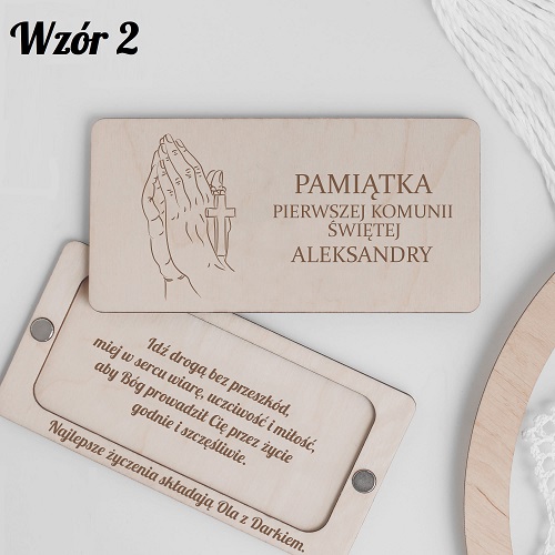 pudełko na pieniądze komunia wzór 2