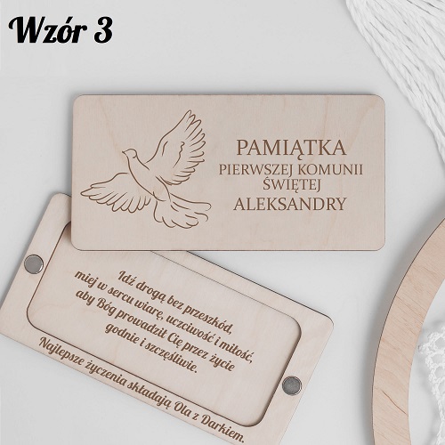 pudełko na pieniądze komunia wzór 3
