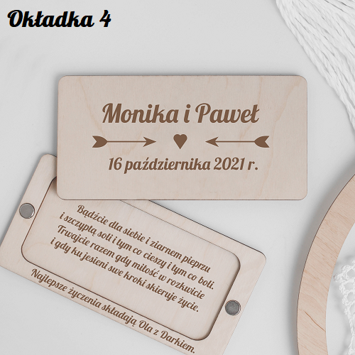 pudełko na pieniądze ślub wzór 4