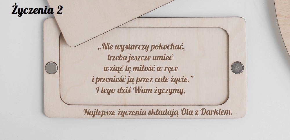 pudełko na pieniądze ślub życzenia co wpisać